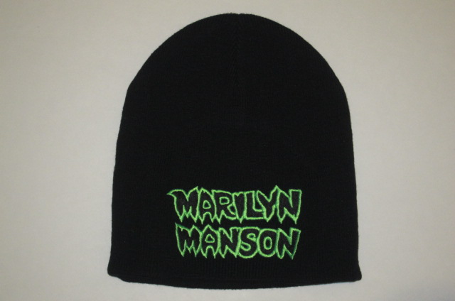 Marilyn Manson / Embroidered Beanie / One Size Fits All